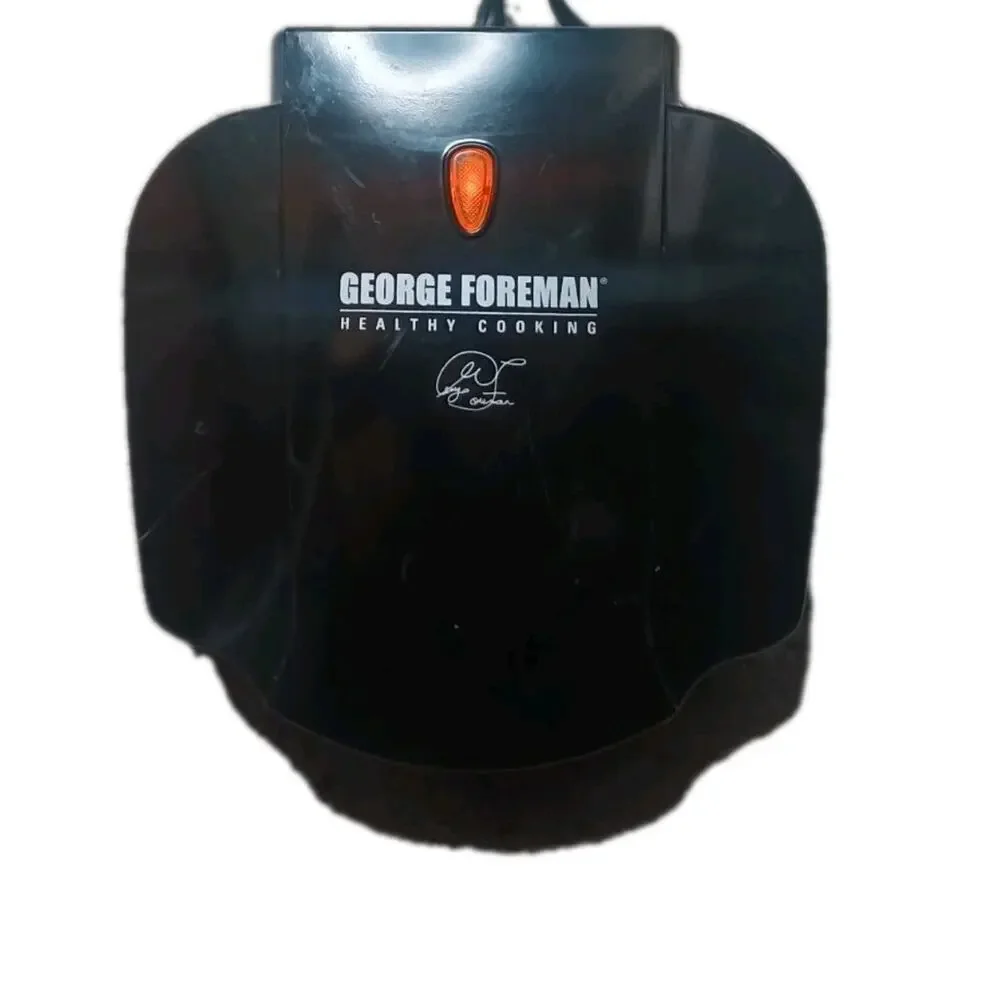 George Foreman GR0036B Grill Electric Indoor Non- Stick Grill Tested Working
